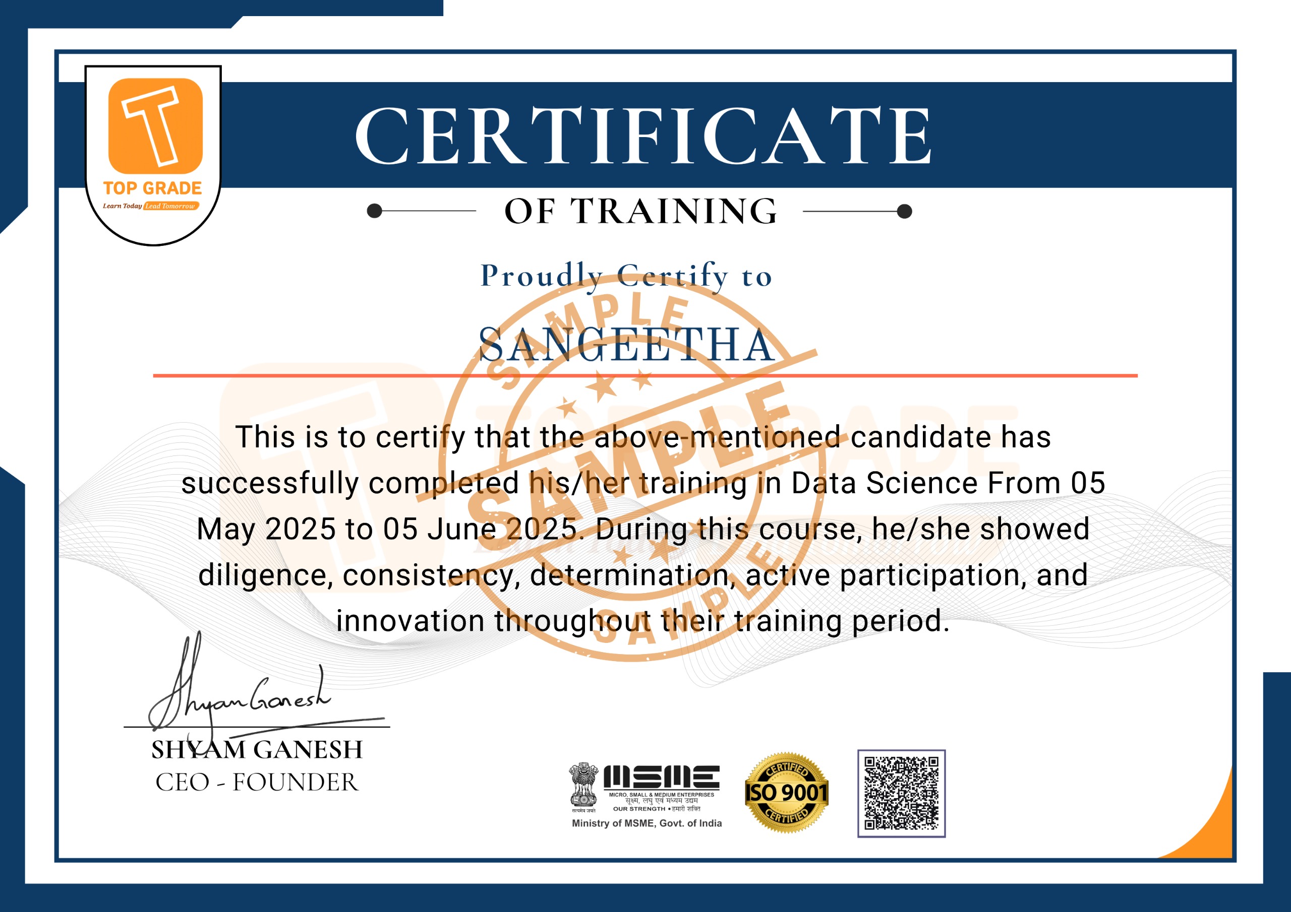 Certificate 2